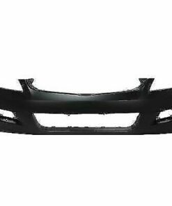 Front Primed Bumper Cover w/ Fog Lamp Holes for 2006-2007 Honda Accord Sedan