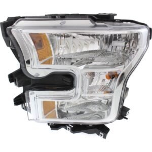 Headlight Halogen Left Driver Side With bulbs for 2015-2017 Ford F-150