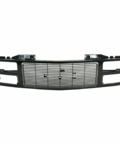NEW Grille, Black Plastic for 1988-1999 GMC K1500 / C1500