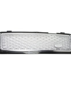 Grille black shell w/ silver insert plastic for 2010-2011 Land Rover Range Rover