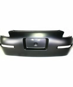 NEW Rear Primed Bumper Cover w/ Dual Exhaust Holes for 2003-2009 Nissan 350Z