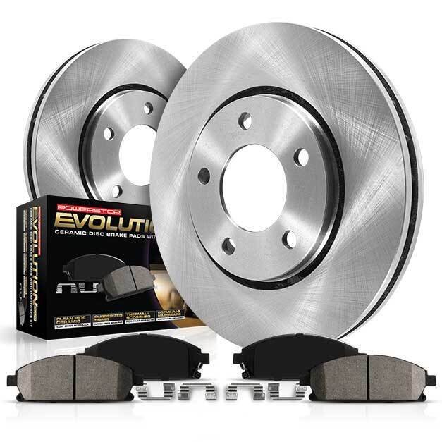 Powerstop KOE5490 Rear Brake Disc and Pad Kit for 2003-2008 Dodge Ram 2500/3500
