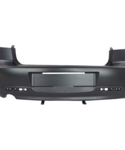 Rear Bumper Cover plastic primed w/ reflector holes for 2004-2006 Mazda 3 i, S