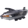 New Headlight halogen right side black CAPA for 2013-2015 Dodge Dart