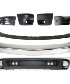 NEW Chrome Front Bumper Complete 7-pc Kit for 2007-2013 Chevy Silverado 1500