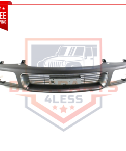 Grille, Black Shell w/ Silver Insert, Plastic for 95-97 GMC Jimmy / 94-97 Sonoma