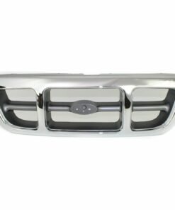 NEW Grille, Chrome Shell w/ Gray Insert Plastic for 1998-2000 Ford Ranger