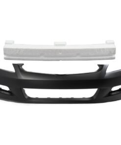 New Front Bumper Covers, Absorber Set 2 pc for 2006-2007 Honda Accord Sedan