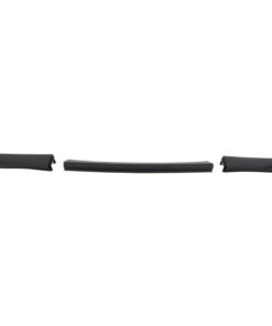 Tailgate Moldings Set of 2 pc Black for 2011-2016 Ford F-250/F-350 Super Duty