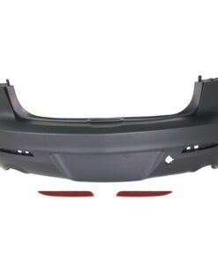 New Rear Bumper Covers and Reflectors set of 3 pc for 2010-2013 Mazda 3 Sedan