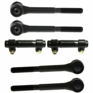 Tie Rod Ends & Adjusting Sleeves 6pc Suspension Kit for 88-00 Chevy & GMC C/K