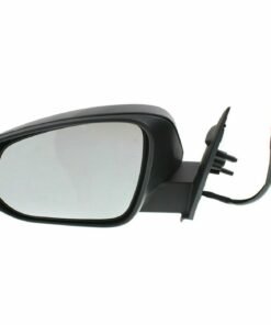Mirror Power Heated Signal Smooth Black Left Driver Side for 13-15 Toyota Rav4