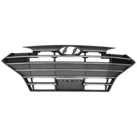 Grille HY1200254 Chrome Silver Black Shell & Insert for 19-20 Hyundai Elantra