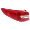 Tail Light 92401C2000 halogen left side for 2015-2017 Hyundai Sonata Eco, SE