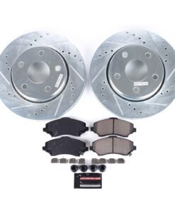 Powerstop K3097 Brake Disc and Pad Kit front for 2007-2017 Jeep Wrangler