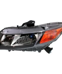 Headlight halogen left side for 2012 Honda Civic Hybrid, Hybrid-L