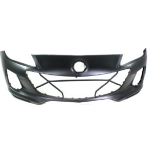 Bumper Cover front primed w/ fog lamp holes CAPA for 2012-2013 Mazda 3