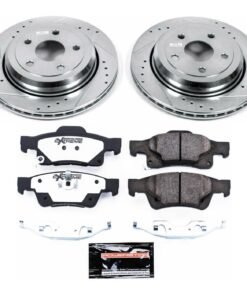 Powerstop K5953-36 Brake Disc and Pad Kit rear for 12-20 Jeep Grand Cherokee