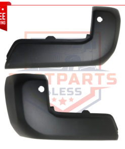 Rear Bumper End Caps for 2016-2018 Toyota Tacoma with Parking Aid Sensor Holes