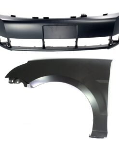 New Front Bumper Cover with Fender Kit 2 piece CAPA for 2009-2011 Ford Focus