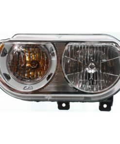 Headlight halogen left side CAPA for 2009-2014 Dodge Challenger R/T
