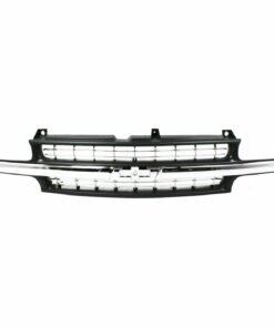 Grille, Black Plastic for 1999-2002 Chevrolet Silverado 1500 / 2000-2006 Tahoe