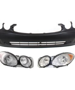 Bumper Cover with Headlights kit 3 pc for 2005-2007 Buick Allure & LaCrosse CX