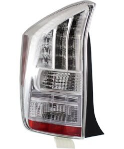Tail Light halogen left side clear red lens CAPA for 2010-2011 Toyota Prius Base