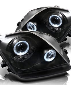 Spyder Honda Prelude 97-01 Projector Headlights LED Halo Black High H1 Low H1 PRO-YD-HP97-HL-BK