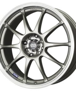 Enkei J10 16x7 4x100/114.3 42mm Offset 72.62mm Bore Dia Silver w/ Machined Lip Wheel
