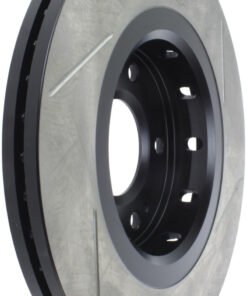 StopTech Power Slot 09-10 Lancer Ralliart Slotted Right Front Rotor