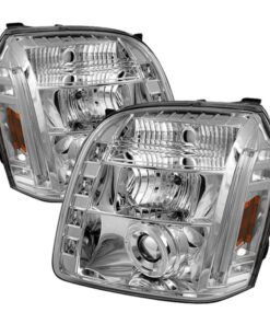 Spyder GMC Yukon 07-14/GMC Yukon XL 07-14 Projector Headlights LED Halo LED Chrome PRO-YD-GY07-HL-C