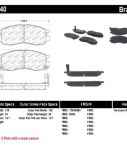 StopTech Performance 4/89-99 Mitsubishi Eclipse GST Front Brake Pads