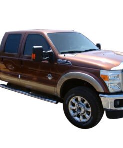 AVS 11-16 Ford F-350 Aeroskin Low Profile Hood Shield - Chrome