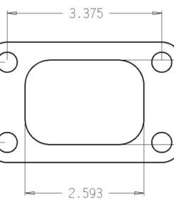 Cometic Turbo FLG T3/T4 Turbine Inlet Exhaust Gasket