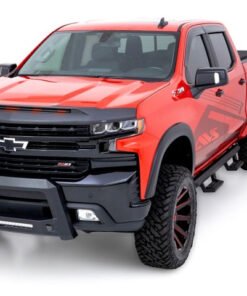 AVS 19-22 Chevrolet Silverado 1500 Low Profile Aeroskin Lightshield Pro - Black