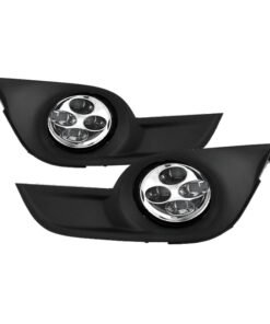 Spyder Nissan Altima 2013-2015 Sedan Daytime DRL LED Running Fog Lights w/Switch Clear FL-DRL-NA13-C