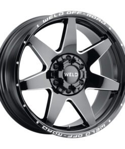 Weld W109 20X10 Retaliate 5X139.7 5X150 ET-18 BS4.75 Gloss Black MIL 110.2