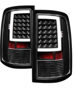 xTune 09-18 Dodge Ram 1500 (Incandescent Model) LED Tail Lights - Blk (ALT-ON-DR09-LBLED-BK)