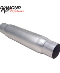 Diamond Eye RESONATOR 4in W/ ENDS (CLAMPED) AL