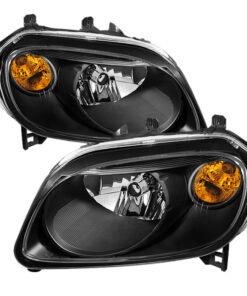 Xtune Chevy Hhr 2006-2011 Crystal Headlights Black HD-JH-CHHR06-BK