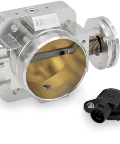 BLOX Racing Honda B/D/H/F Series Engines 76mm Silver Billet Throttle Body V2 / Includes TPS