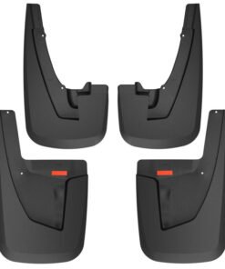 Husky Liners 19-20 RAM 2500/3500 w/o OEM Fender Flares Custom Front & Rear Mud Guard Set - Black
