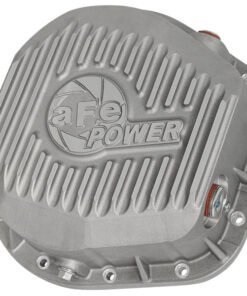 afe Rear Differential Cover (Raw; Street Series); Ford Diesel Trucks 86-13 V8 (td)