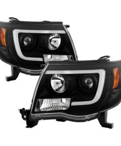 Spyder Toyota Tacoma 05-11 V2 High-Power LED Headlights - Black PRO-YD-TT05PL-BK