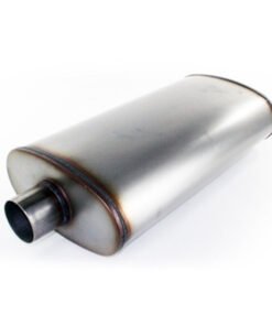 aFe MACHForce XP Exhausts Mufflers SS-409 EXH Muffler 3In/Out 5x11 Body Brushed