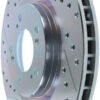 StopTech Select Sport 2000-2009 Honda S2000 Drilled and Slotted Front Right Brake Rotor