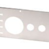 Kentrol 76-86 Jeep CJ Dash Panel Without Radio Opening Brushed Silver