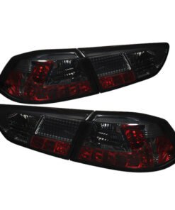 Spyder Mitsubishi Lancer/Evolution X 08-14 LED Tail Lights Smke ALT-YD-MITEVO1008-LED-SM