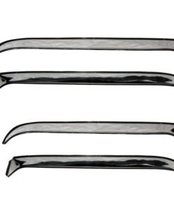 AVS 84-96 Jeep Cherokee (4 Door) Ventshade Front & Rear Window Deflectors 4pc - Stainless